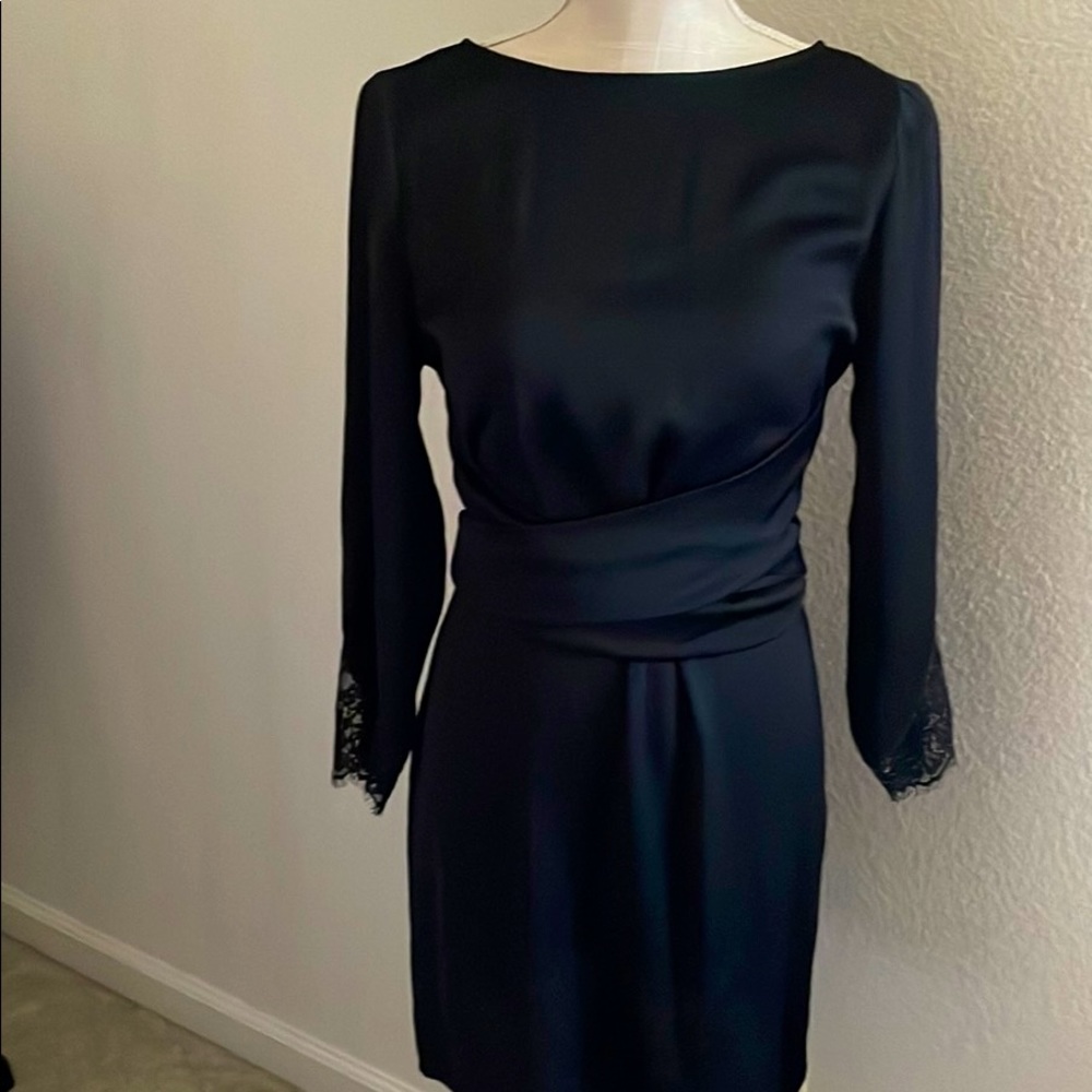 ZARA SATIN EFFECT DRESS